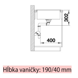 BLANCO AXIA III XL 6 S s posuvnou sklenenou doskou