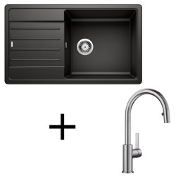 Blanco set Legra XL 6 S + Candor-S leštený nerez
