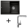 Blanco set Zia 45 S Compact + Linus-S chr&oacute;m
