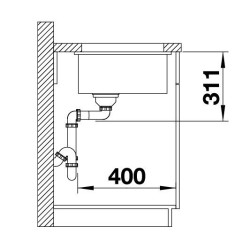 BLANCO SUBLINE 375-U