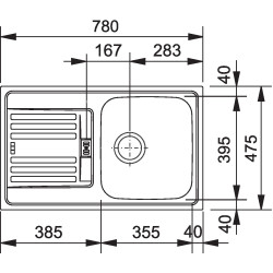 Franke EFN 614-78 nerez