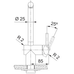 Franke FC 3834.504 Atlas Neo zlatá