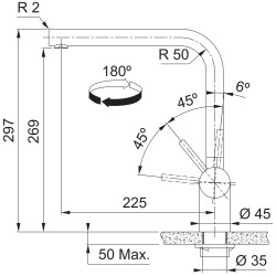 Franke FC 3834.503 Atlas Neo antracit