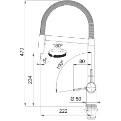 Franke FN 3407.031 Active Semi Pro chróm