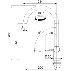 Franke FN 4089.901 Active New matná čierna