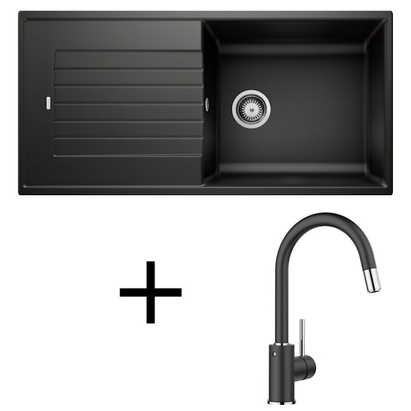 Blanco set Zia XL 6 S + Mida-S silgranit hliníková metalíza +