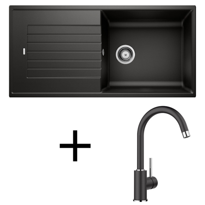 Blanco set Zia XL 6 S + Mida silgranit hliníková metalíza +