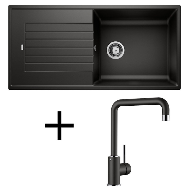 Blanco set Zia XL 6 S + Mili silgranit čierna +