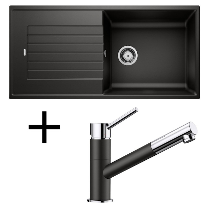Blanco set Zia XL 6 S + Kano-S silgranit hliníková metalíza +