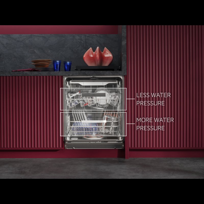 AEG GI8234A2TO ZoneClean: Intenzívne umývanie hrncov a panvíc, šetrné umývanie pohárov