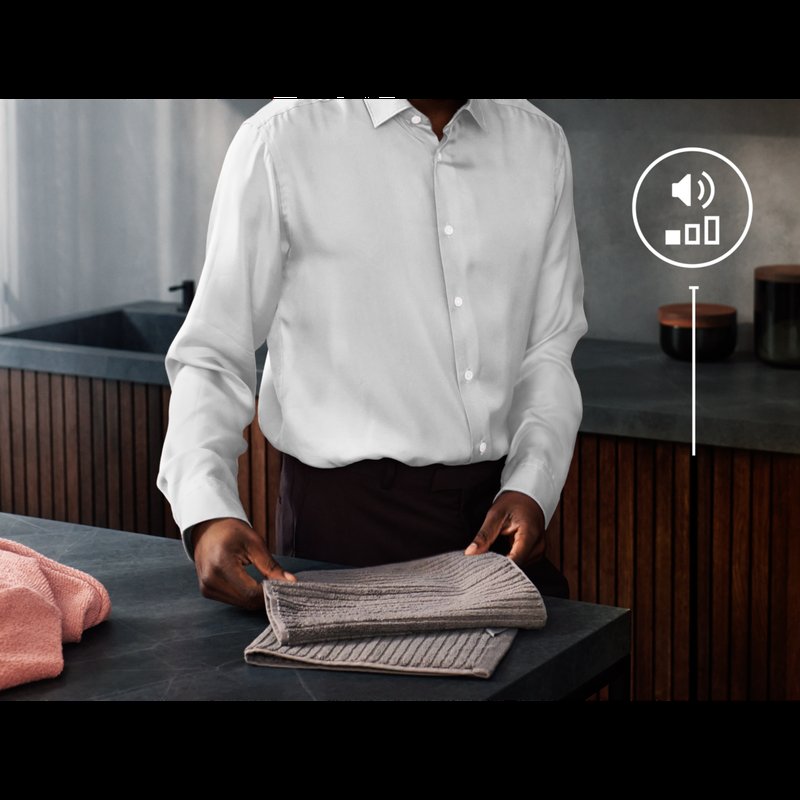 AEG L7FNE48SI NÁŠ TICHÝ SPOTREBIČ MINIMALIZUJE RUŠENIE KAŽDODENNÝCH ČINNOSTÍ