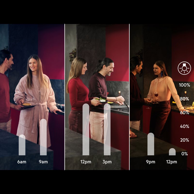 AEG NDV8791CT AuroraTech®. Premeňte svoju kuchyňu pomocou adaptívneho osvetlenia