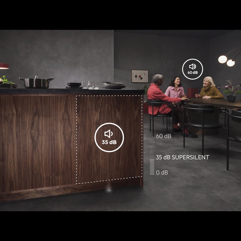 AEG NG92IX20PK SuperSilent: dokonale tichá umývačka riadu s hlučnosťou 37 dB