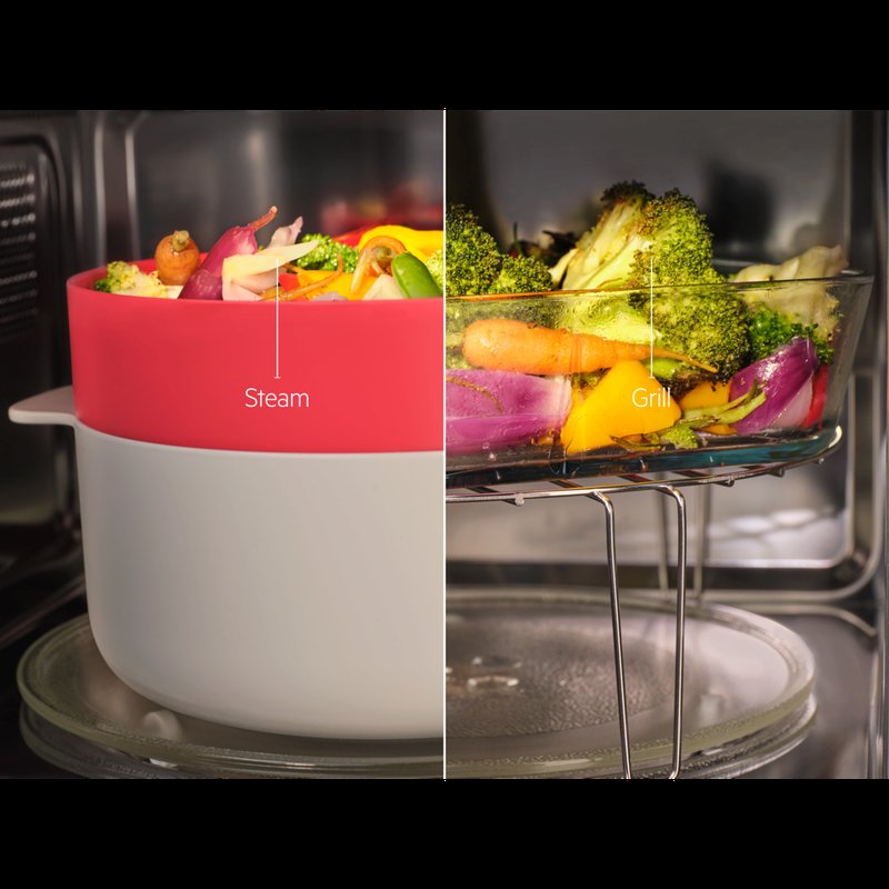 AEG OMB6G261TT Mikrovlnná rúra s grilom a súpravou SteamSet: Dokonalé výsledky – efektívne