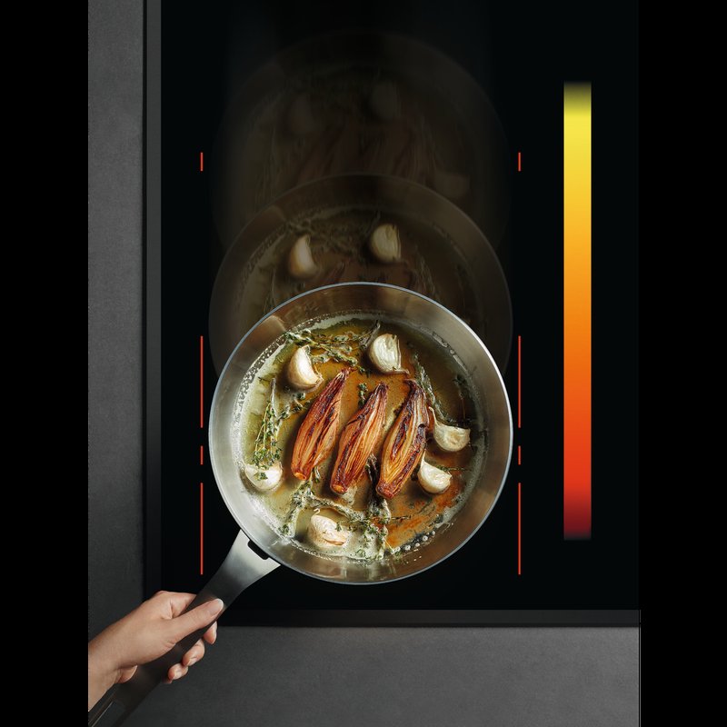 AEG TI84IF00FB Plynulejšia a rýchlejšia zmena ohrevu s funkciou PowerSlide