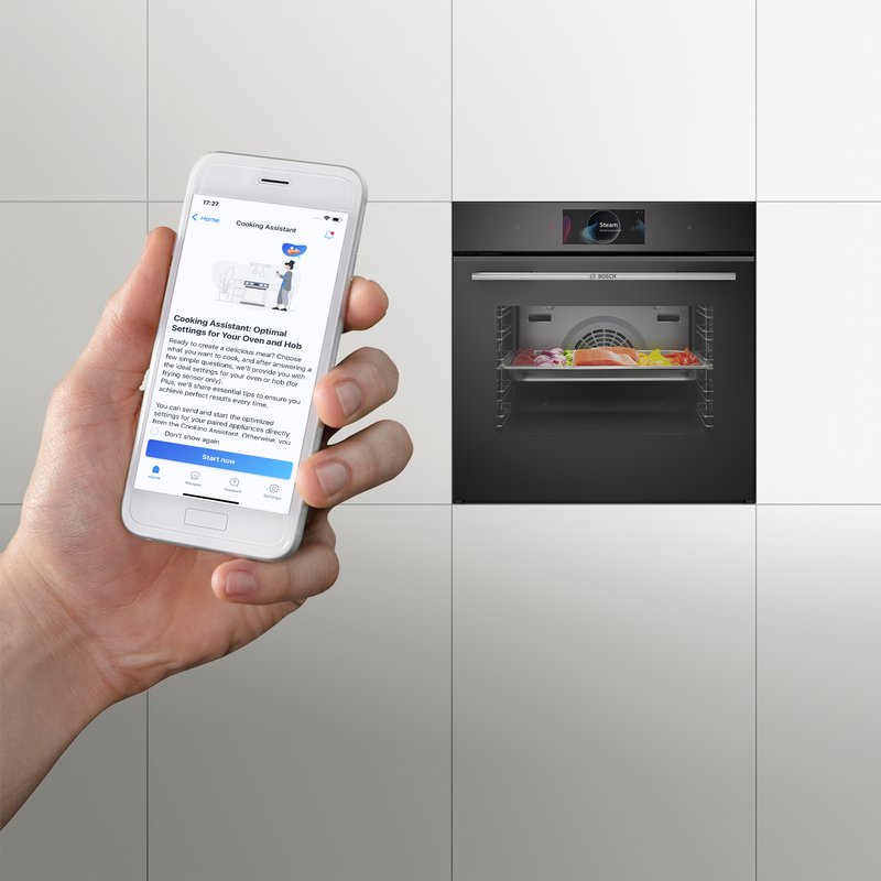 Bosch CDG714XB1 — Cooking Assistant: jednoduché nastavenie správneho programu.