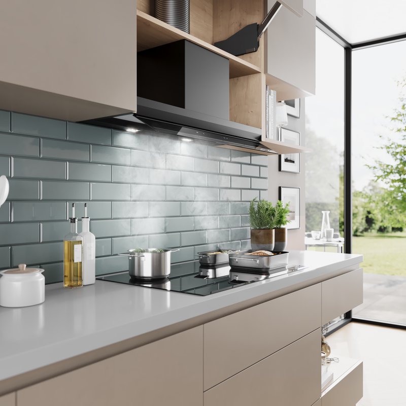 Bosch DBB67DP60 — Intenzívne nastavenie: zvýši odsávanie ventilátora, keď je pri varení najviac pary.