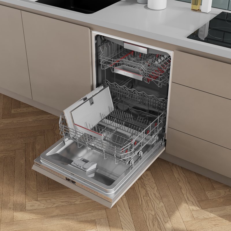 Bosch DBB67DP60 — Nasýtenie tukového filtru: Získajte automatické pripomenutie, keď je čas vyčistiť filter.