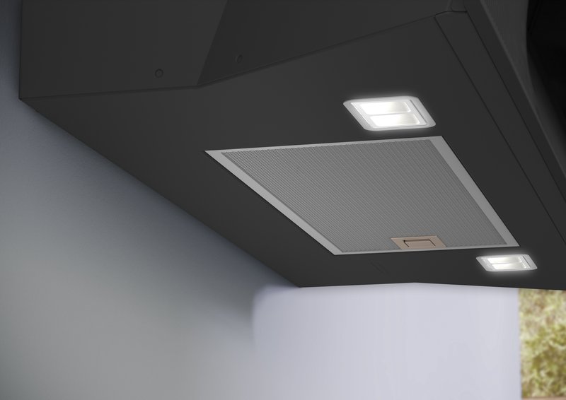 Bosch DLN56AC50 — LED osvetlenie: jasné osvetlenie varnej plochy.