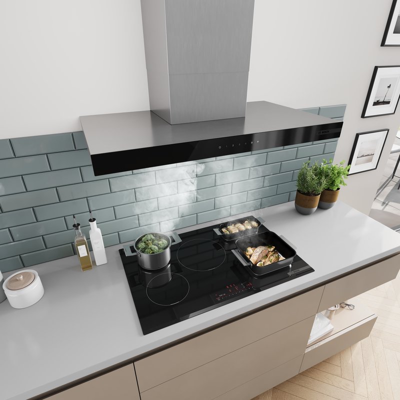 Bosch DWB65CC30 — Nerezový povrch: elegantný, leštený vzhľad pre sofistikovanú kuchynskú atmosféru.