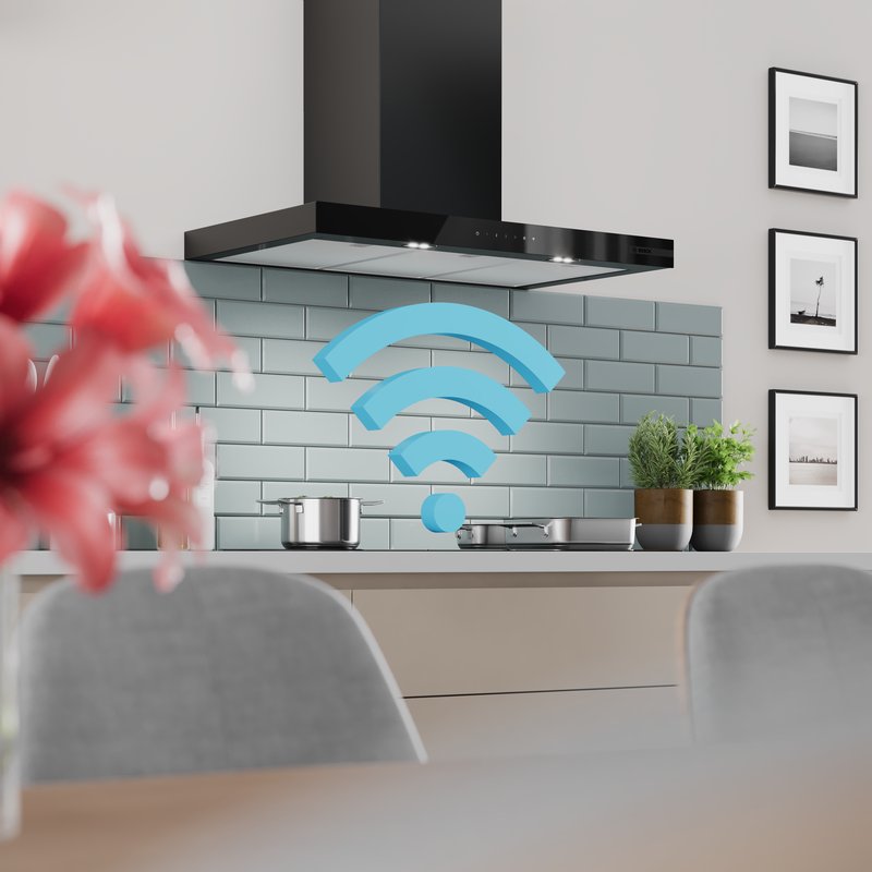 Bosch DWB97DN60 — Hob Hood Control: pohodlné ovládanie odsávača cez varnú dosku.