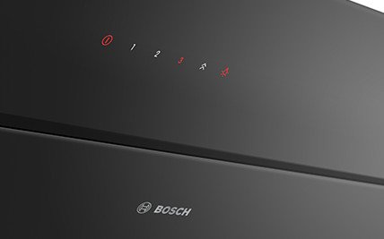 Bosch DWK81AN20 — TouchSelect control: nastavte rýchlo svoj odsávač pár jediným dotykom.