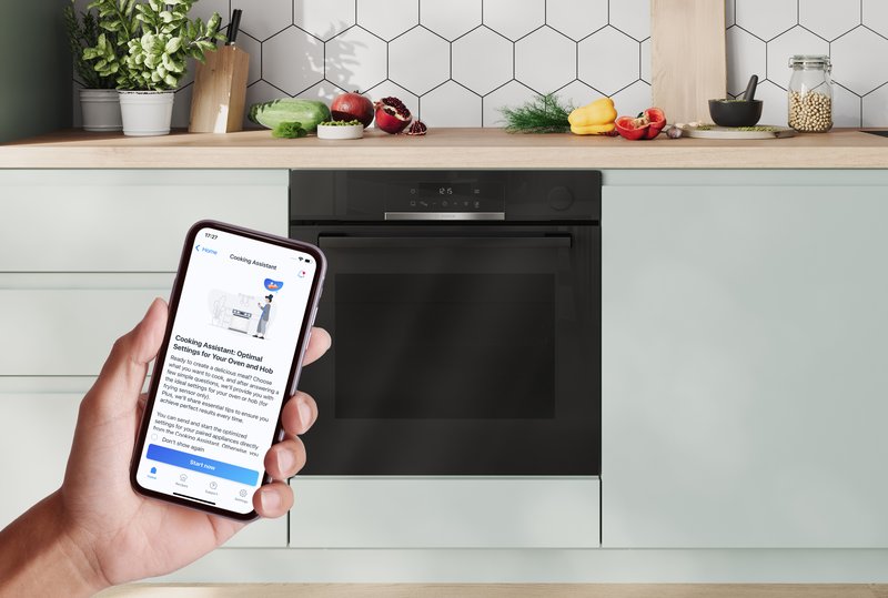 Bosch HBG578ES7 — Cooking Assistant: jednoducho nastavte správny druh ohrevu.