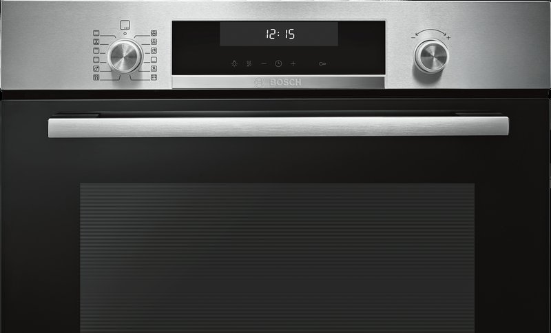 Bosch HBG578EW3 — LCD displej: jednoduché použitie vďaka priamemu prístupu ku prídavným funkciám, odporúčanej a nastavenej teplote.