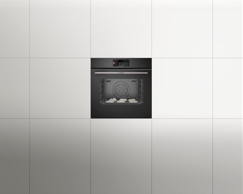 Bosch HBG724AB1 — Hotair Gentle: ušetrí energiu pri pečení.