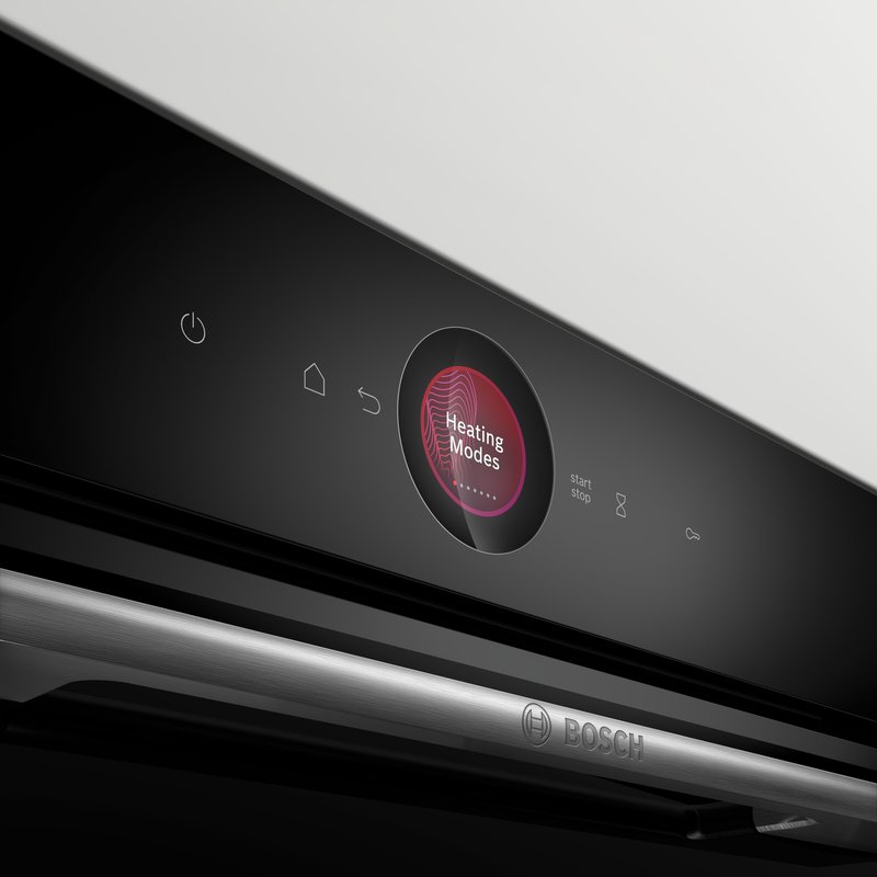 Bosch HBG724BB1 — TFT Touch Display: jednoduché ovládanie vďaka inovatívnemu digitálnemu ovládaciemu prstencu a TFT dotykovej obrazovke.