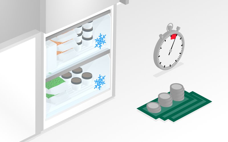 Bosch KIN96ADC0 — No Frost: už nikdy nebudete musieť odmrazovať mrazničku.