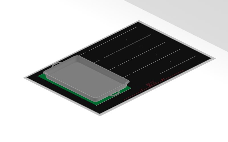 Bosch PIX631HC1E — FlexInduction: väčšia flexibilita na varnej doske pre veľké hrnce a panvice.