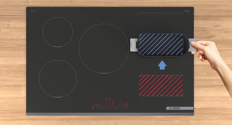 Bosch PIX631HC1E — Varné zóny Easy Flex: na mieru šité varné zóny.