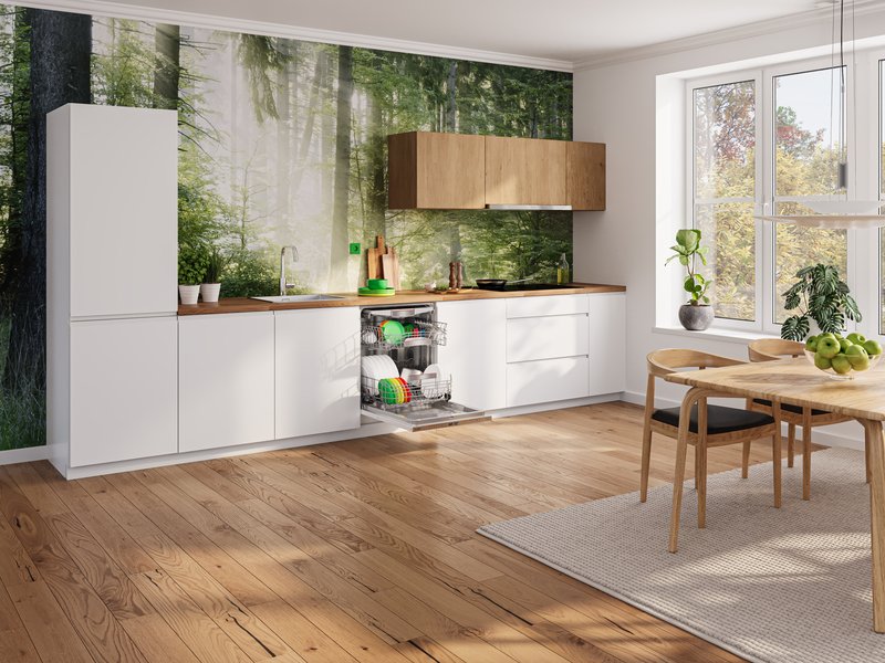 Bosch SBD6ECX21E — Použitie nerezovej ocele so zníženým obsahom CO2. Pre menšiu uhlíkovú stopu.