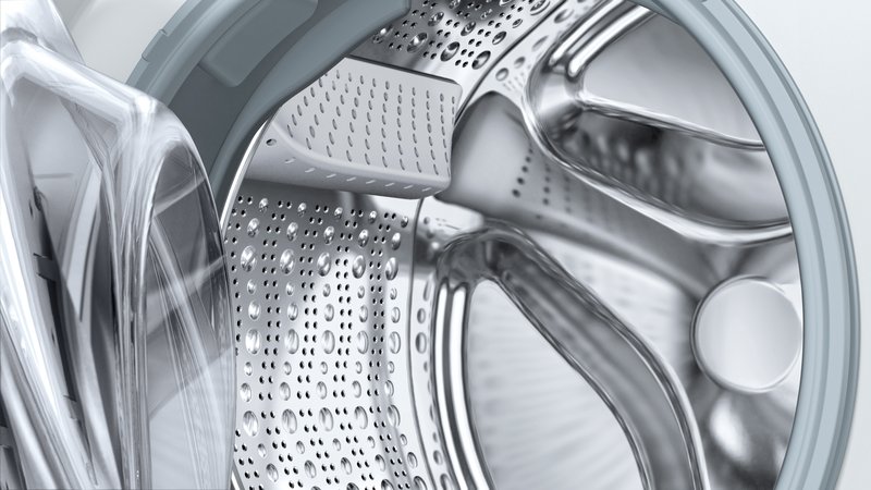 Bosch WGG256F0CS — Extra veľký bubon pre až 10kg náplň.