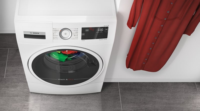 Bosch WNG24401BY — Auto Dry: automaticky usuší bielizeň presne na takú úroveň, akú požadujete.