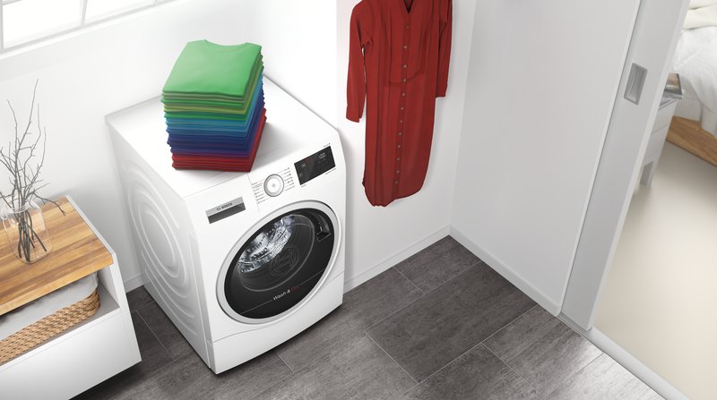 Bosch WNG24401BY — Pranie a sušenie: vyperte a usušte až 6 kg bielizne v jednom nepretržitom cykle, alebo len vyperte až 9 kg bielizne.