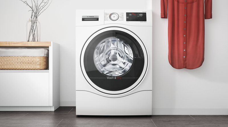 Bosch WNG254A0BY — Wash u0026 Dry 60': účinné vypratie a usušenie malého množstva bielizne za 60 minút.