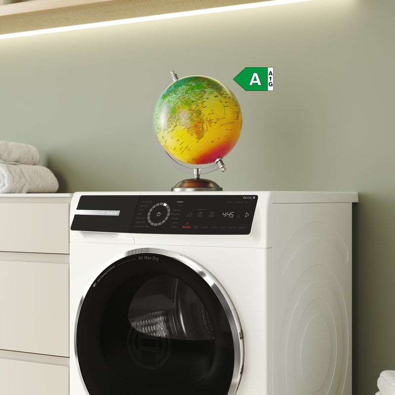 Bosch WRB247CNBY — Energetická trieda A: šetrí až 77 % energie.