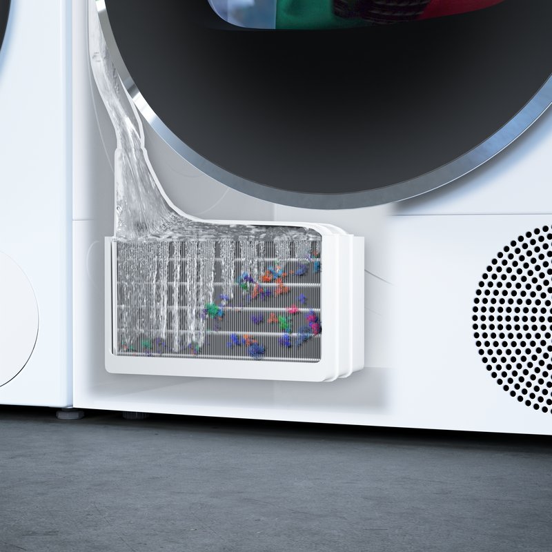 Bosch WRB247DNCS — Samočiastiaci kondenzátor: Automaticky čistí kondenzátor a pomáha tak udržiavať stálu spotrebu energie.