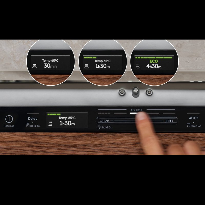 Electrolux E82LB120S Stačí zvoliť dĺžku cyklu. Netreba si vyberať z programov