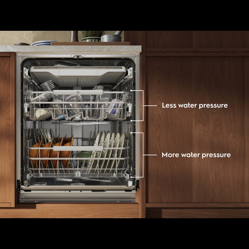 Electrolux E82LX220S 1 program, 2 zóny. Hrnce umyje intenzívne, poháre šetrne