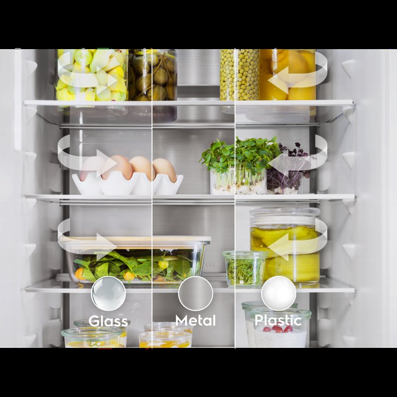 Electrolux ENA7CD18S Chladenie celého priestoru. Bohatá chuť v každom súste