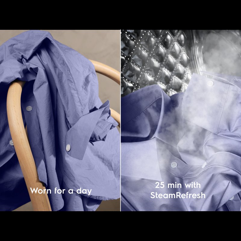 Electrolux EW5W468WE Osviežte svoje oblečenie parou a opäť ho oblečte s úsporou vody až 96 %.*