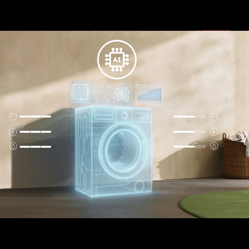 Electrolux EW6F8482C Šetrí zdroje vďaka technológii rozpoznávania veľkosti náplne