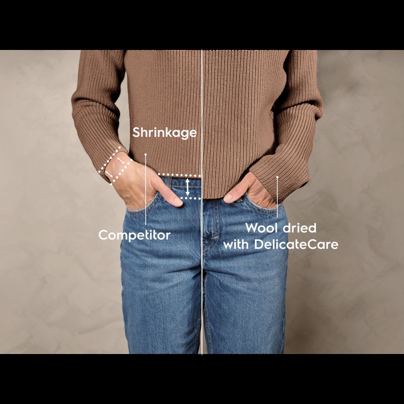 Electrolux EW7D485UCC DelicateCare – vysuší vlnu zaručene bez krčenia*