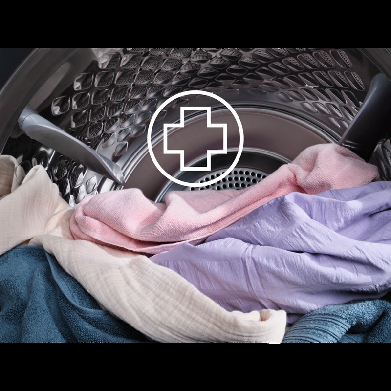 Electrolux EW7D495UCC Program Hygiena+ odstraňuje počas sušenia viac ako 99,9 % baktérií a vírusov