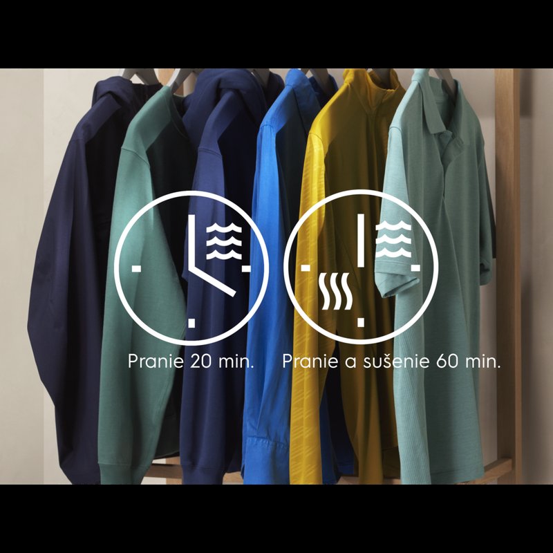 Electrolux EW7W2481C OneGo 20/60 min. – pranie a sušenie už za jednu hodinu