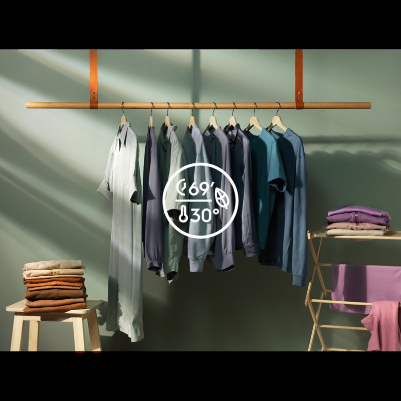 Electrolux EW7W467WCI CYKLUS MIXCARE 69 MIN ÚČINNE ČISTÍ OBLEČENIE BEZ TRIEDENIA VOPRED