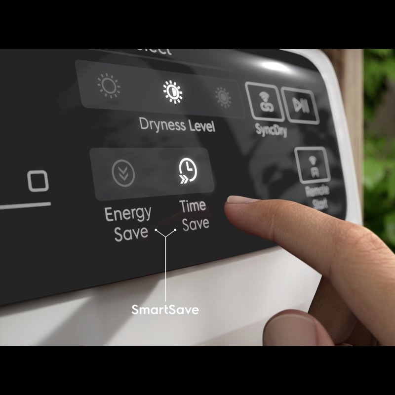 Electrolux EW9D787KCC SmartSave – rýchlejšie sušenie s úsporou až 50 minút alebo 20 % energie.*